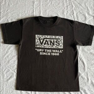Vans Black and White graphic short sleeve tee